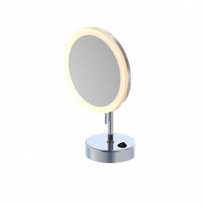 STEINBERG - LED kozmetické zrkadlo so stojanom, chróm 650 9300