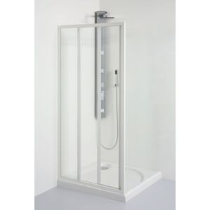 TEIKO sprchové dvere posuvné SD 2/90 CHINCHILLA BIELY 90x185 V331090N53T32001