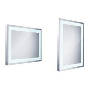 NIMCO Ľad zrkadlo zrkadlo LED 600x800 rám hliníkový ZP 6001 ZP 6001