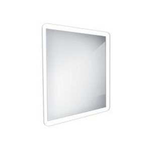 NIMCO Ľad zrkadlo zrkadlo LED 600x600 rám hliníkový ZP 19066 ZP 19066