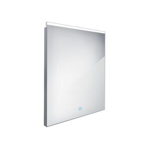NIMCO Ľad zrkadlo zrkadlo LED 600x700 rám hliníkový ZP 8002V ZP 8002V
