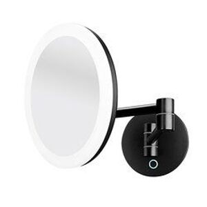 NIMCO Kozmetické LED zrkadlo čierne Čierny mat ZK 20265-90 ZK 20265-90
