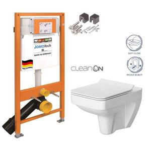 JOMOTech modul pre závesné WC bez sedátka + WC CERSANIT CLEANON SPLENDOUR + SEDADLO 174-91100700-00 SP1