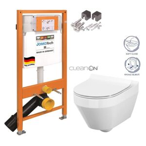 JOMOTech modul pre závesné WC bez sedátka + WC CERSANIT CLEANON CREA OVÁL + SEDADLO 174-91100700-00 CR1