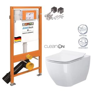JOMOTech modul pre závesné WC bez sedátka + WC CERSANIT VIRGO CLEANON + SEDADLO 174-91100700-00 ME1