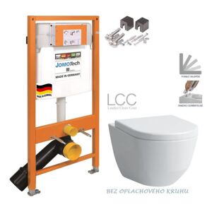 JOMOTech modul pre závesné WC bez sedátka + WC LAUFEN PRO LCC RIMLESS + SEDADLO 174-91100700-00 LP2