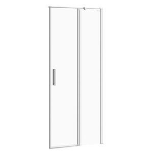CERSANIT - Kyvné dvere s pevným poľom MODUO 80x195, pravé, číre sklo S162-004