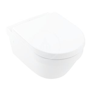VILLEROY & BOCH - Architectura Závesné WC s WC doskou SoftClosing, DirectFlush, CeramicPlus, alpská biela 4694HRR1