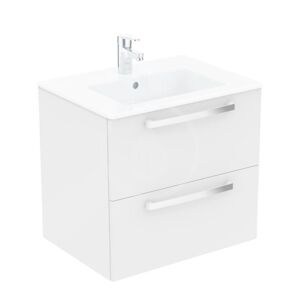 IDEAL STANDARD - Tempo Skrinka s umývadlom, 610x450 mm, 2 zásuvky, dekor biely lak K2979WG