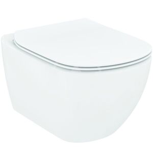 IDEAL STANDARD - Tesi Závesné WC so sedadlom SoftClose, Rimless, biela T355101