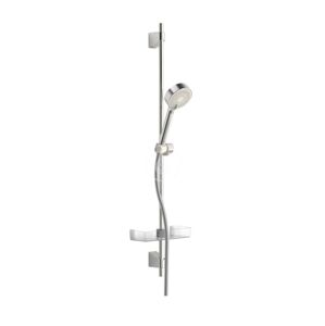 HANSA - Basicjet Set sprchovej hlavice, 3 prúdy, tyče, mydlovničky a hadice, ECO, chróm 44670133