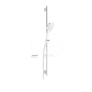 HANSA - Activejet Set sprchovej hlavice, 1 prúd, tyče a hadice, biela/chróm 84370210