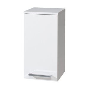 MEREO - Bino kúpeľňová skrinka horná 63 cm, ľavá, biela CN665