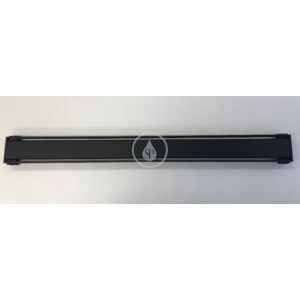 I-Drain - Plano Sprchový rošt z nehrdzavejúcej ocele, dĺžka 600 mm, matná čierna IDRO0600AZ