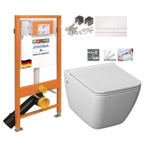 JOMOTech modul pre závesné WC s bielou doskou + WC JIKA PURE + SEDADLO SLOWCLOSE duraplast 174-91100900-00 PU2