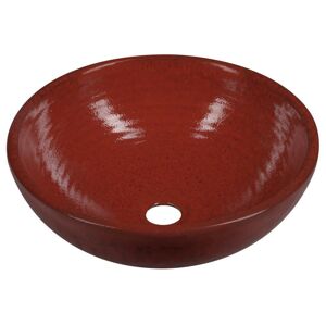 SAPHO - ATTILA keramické umývadlo, priemer 42,5cm, keramické, farba paradajková DK003