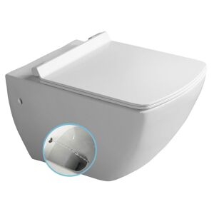 ISVEA - PURITY závesná WC misa s bidet. spŕškou, 35x55,5cm, biela 10PL02007-DL