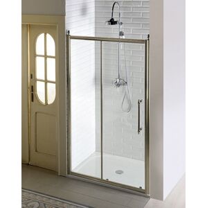 GELCO - ANTIQUE sprchové dvere posuvné 1400mm, číre sklo, bronz GQ4214C
