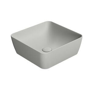GSI - SAND keramické umývadlo na dosku 38x38 cm, cenere mat 903817