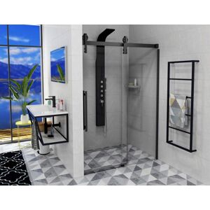 GELCO - VOLCANO BLACK sprchové dvere 1400 mm, číre sklo GV1414