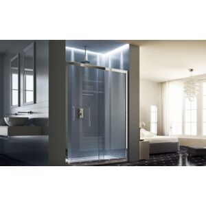 Sprchové dvere HOPA MAYA - Farba rámu zásteny - Hliník leštený, Rozmer A - 100 cm, Smer zatváranie - Univerzálny Ľavé / Pravé, Výplň - Číre bezpečnostné sklo - 6 mm BLMA100CC