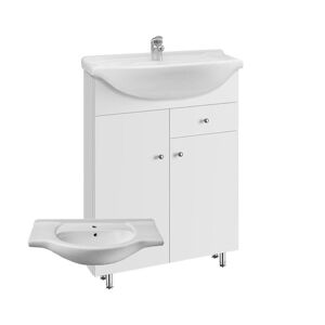 A-Interiéry - Kúpeľňová skrinka s keramickým umývadlom Vilma S 65 ZV vilma s65zv