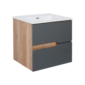 A-Interiéry - Koupelnová skříňka s keramickým umyvadlem Sofie CA 60 sofie ca60