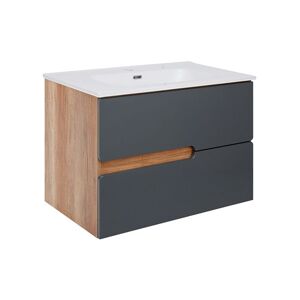 A-Interiéry - Koupelnová skříňka s keramickým umyvadlem Sofie CA 80 sofie ca80