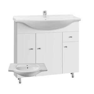 A-Interiéry - Kúpeľňová skrinka s keramickým umývadlom Vilma S 85 ZV vilma s85zv