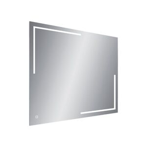 A-Interiéry - Zrkadlo závesné s pieskovaným motívom a LED osvetlením Nika LED 3/60 nika ľad 3-60