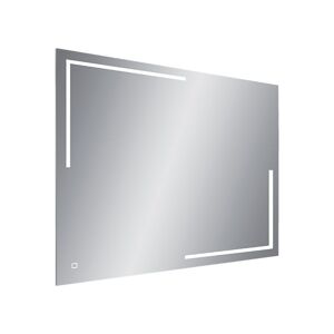 A-Interiéry - Zrkadlo závesné s pieskovaným motívom a LED osvetlením Nika LED 3/80 nika ľad 3-80