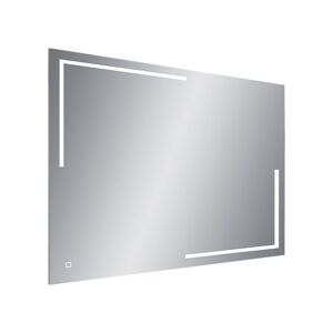 A-Interiéry - Zrkadlo závesné s pieskovaným motívom a LED osvetlením Nika LED 3/100 nika ľad 3-100