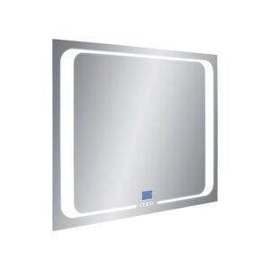 A-Interiéry - Zrkadlo závesné s pieskovaným motívom a LED osvetlením Nika LED 4/60 nika ľad 4-60