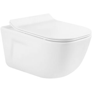 MEXEN/S - MARGO závesná WC misa vrátane sedátka s slow-slim, duroplast, biela 30420800