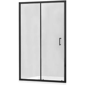 MEXEN - Apia posuvné sprchové dvere 95 cm, transparent, čierna 845-095-000-70-00