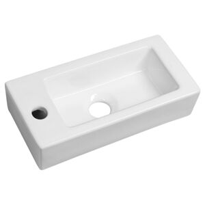 SAPHO - ZOE keramické umývadlo 37x9x19 cm, l´avé AR496