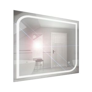 Zrcadlo závěsné s pískovaným motivem a LED osvětlením Nika LED 6/80 | A-Interiéry nika led 6-80