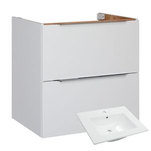 Koupelnová skříňka s keramickým umyvadlem Amanda W 60 - bílá | A-Interiéry amanda_60_W