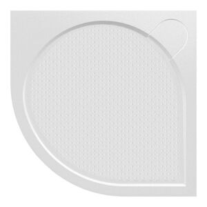 GELCO - ARCA sprchová vanička z liateho mramoru, štvrťkruh, 80x80cm, R550 PA558