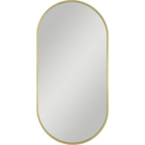 HOPA - Zrcadlo bez osvětlení BRANDIS GOLD - Rozměr A - 40 cm, Rozměr C - 80 cm OLNZBRA4080G