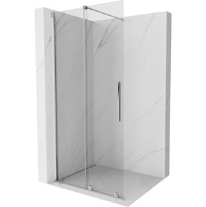 MEXEN/S - Velár posuvné sprchové dvere Walk-in 90 cm, transparent, chróm 871-090-000-03-01