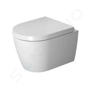 DURAVIT - ME by Starck Závesné WC Compact, Rimless, s WonderGliss, biela/matná biela 25300926001