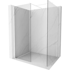 MEXEN/S - Kioto Sprchová zástena Walk-in 120 x 95 cm, transparent, biela 800-120-202-20-00-095