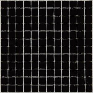 Sklenená mozaika Mosavit Monocolores negro 30x30 cm lesk MC901