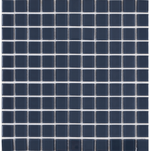 Sklenená mozaika Premium Mosaic tmavě šedá 30x30 cm lesk MOS25DGY