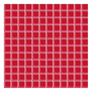 Sklenená mozaika Premium Mosaic červená 30x30 cm lesk MOS25RE