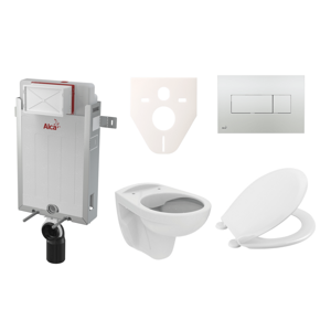Cenovo zvýhodnený závesný WC set Alca na zamurovanie + WC S-Line S-line Pre SIKOAP5