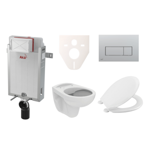 Cenovo zvýhodnený závesný WC set Alca na zamurovanie + WC S-Line S-line Pre SIKOAP9